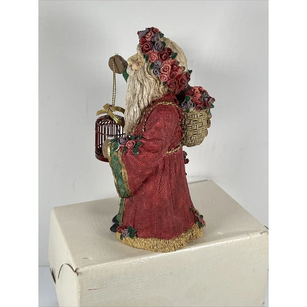 Vintage‎ Santa Claus Figurine From The Wooden Key Christmas Decoration 6